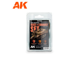 обзорное фото Rust & exhaust set– enamel liquid  pigment Weathering kits