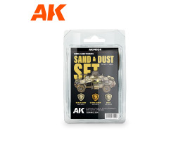 обзорное фото Sand and Dust set– enamel liquid pigment Weathering kits