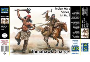 "Indian Wars Series, kit No. 2. Tomahawk Charge"