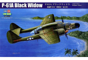 Buildable model US P-61A Black Widow fighter