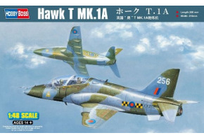 Buildable model of British aircraft Hawk T MK.1A