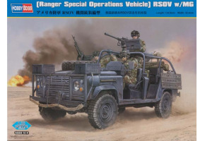 Buildable model US military vehicle (Ranger Special Operations Vehicle) RSOV w/MG