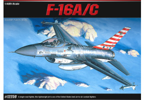 Сборная модель 1/48 самолёт Ф-16A/C Академия 12259