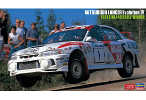 Збірна модель автомобіля Mitsubishi Lancer Evolution IV 1997 Finland Rally Winner