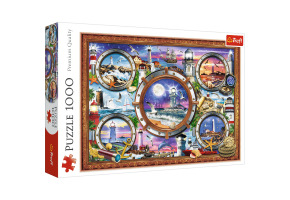 Puzzle Collage Lighthouses of the world 1000pcs