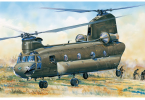 Scale model 1/48 of the American helicopter CH-47D CHINOOK HobbyBoss 81773