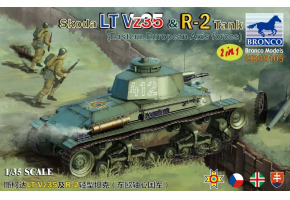 Сборная модель Skoda LT Vz35 & R-2 Tank (2 in 1)