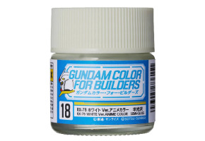 Акриловая краска на нитро основе Gundam Color (10ml) For Builders / RX-78 Белый Mr.Color UG18