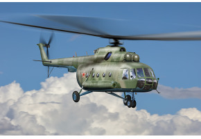 Сборная модель 1/48 вертолет Ми-17 Н Трумпетер 05814
