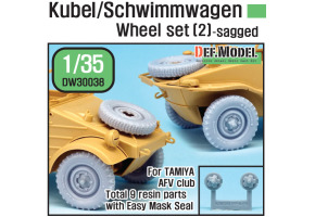WW2 German Wagen Wheel set 2 (dw30003) (for Tamiya/AFV Club 1/35)