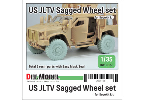 US JLTV Sagged wheel set (for ILK)