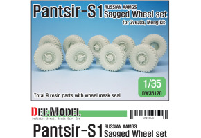 Pantsir S-1 Sagged wheel set( for Meng/Trumpeter 1/35)