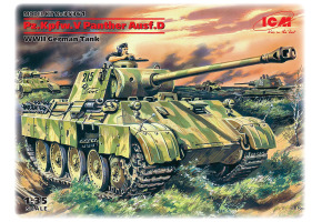 Scale model 1/35 German tank Pz.Kpfw.V Panther Ausf.D ICM35361