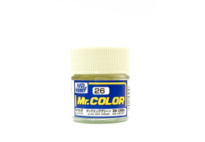 Duck Egg Green semigloss, Mr. Color solvent-based paint 10 ml. / Качине яйце зелене напівматове