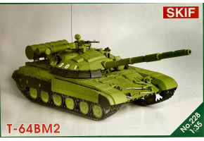 Assembly model 1/35 Tank T-64BM2 SKIF MK228