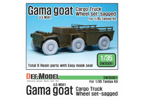 US M561 'Gama Goat' Sagged Wheel set 