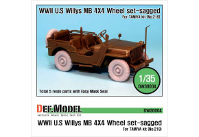  Willys MB 4x4 Truck Wheel set 