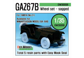 GAZ-67B Field car wheel set 