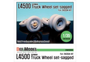  WW2 German L4500 Truck Wheel set 