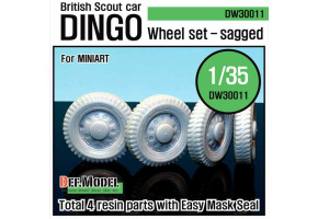WW2 UK Dingo Wheel set 