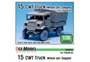WW2 British 15 CWT Truck wheel set