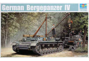 Сборная модель 1/35 Немецкая эвакуационная машина Bergepanzer IV Трумпетер 00389