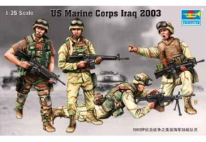 Сборная модель 1/35 Корпус морской пехоты США, Ирак 2003 г.Трумпетер 00407