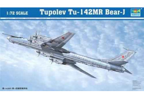 Сборная модель1/72 Советский самолет Туполев Ту-142МР Bear- J Трумпетер 01609