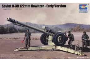 Сборная модель 1/35 Cоветская пушка D30 122mm Howitzer ранней модификация Трумпетер 02328