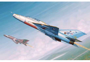 Сборная модель 1/48 Учебно-тренировочный самолет MiG-21UM Трумпетер 02865