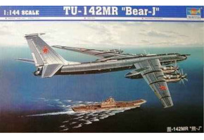 Сборная модель 1/144 ТУ-142MR "Bear-J" Трумпетер 03905
