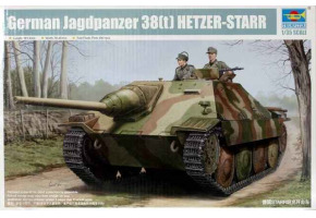 Сборная модель 1/35 Немецкая САУ Jagdpanzer 38(t) HETZER STARR Трумпетер 05524