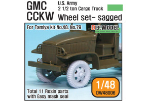 US Army GMC CCKW Wheel set (for Tamiya 1/48)