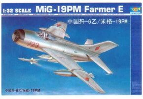 Сборная модель 1/32 Самолет МиГ-19ПМ Трумпетер 02209