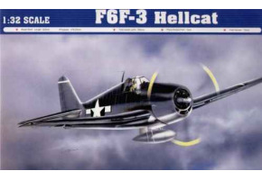 Сборная модель 1/32 Самолет F6F-3 Hellcat Трумпетер 02256