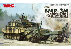 Scale model 1/35 of BMR-3M armored demining machine Meng SS-011