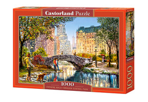 Puzzle EVENING WALK THROUGH CENTRAL PARK 1000 pieces