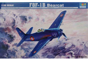 Сборная модель 1/32 Самолет F8F-1B Bearcat Трумпетер 02284