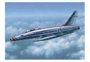 Сборная модель 1/48 Истребитель F-100D "Super Saber" Fighter Трумпетер 02839