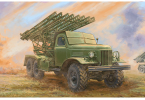 Сборная модель 1/35 Советская реактивная система залпового огня 2Б7 БМ-13 НМ Трумпетер 01075