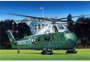 Сборная модель 1/48 Вертолет VH-34D Marine One Трумпетер 02885