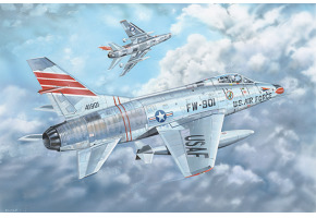 Сборная модель 1/32 Истребитель F-100C Super Sabre Трумпетер 03221