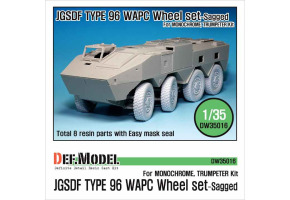 JGSDF Type 96 WAPC Sagged Wheel set 