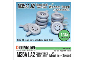 U.S M35 Cargo truck GY sagged wheel set
