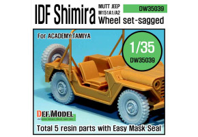 IDF M151 Shimira sagged wheel set 