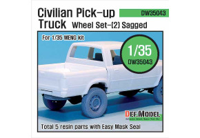 Civilan Pick up Truck Sagged Wheel set(2) 