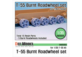 T-55 Burnt roadwheel set 