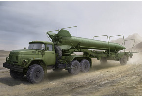 Сборная модель 1/35 Советский ЗИЛ-131В прицеп 2Т3М1 с ракетой 8К14 Трумпетер 01081