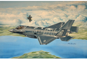 Сборная модель 1/32 Истребитель-бомбардировщик F-35A Lightning II Трумпетер 03231