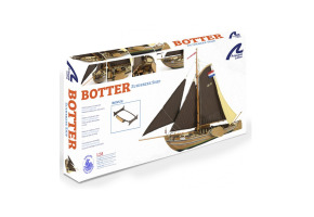 Деревянная модель голландской рыбацкой лодки Botter